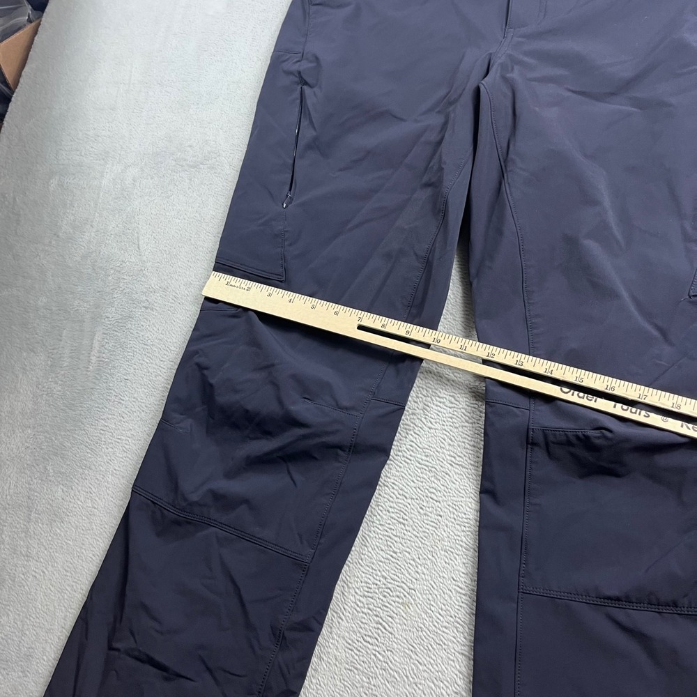 Duluth Trading Co Flexpedition Bootcut Pants Navy Blue 14x33 Hiking Work 95704 - Picture 10 of 13
